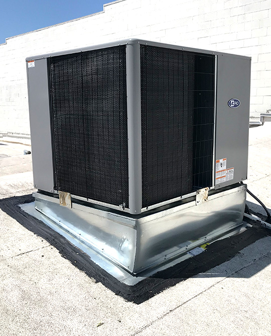 U.S. Air Conditioning & Heating technician on site